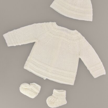 Babies Cardigan in Bergere de France Calinou - 60734-15 - Downloadable PDF