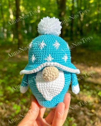 Christmas gnome with a pompom