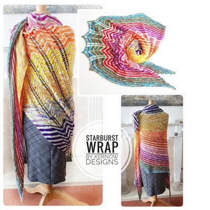 Starburst Knitted Wrap