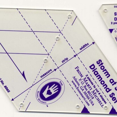 Marti Michell Storm At Sea Set Quilting Template