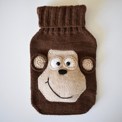 Monkey Hot Water Bottle Cover