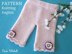 Knitting PATTERN Baby Girl Pants Caroline