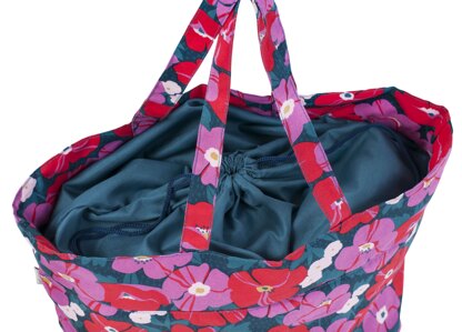 Hobbygift Modern Floral Drawstring Bag