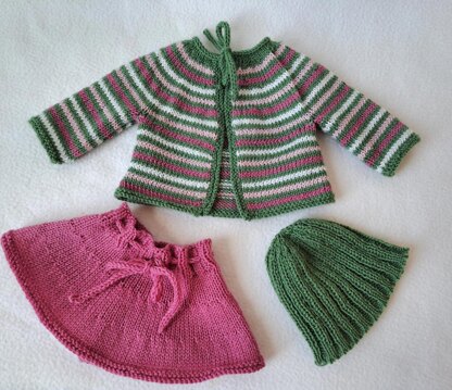 Doll Cardigan Set