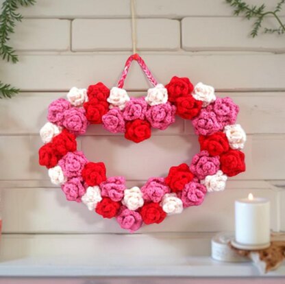 Heart Roses Wreath