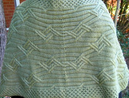 Warm Bar Harbor Pocket Shawl