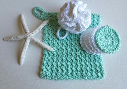 Spa Bath Scrubbies Set