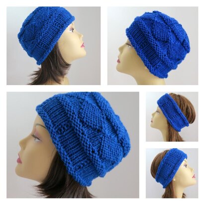 Sofia - Diamond Hat - knitting pattern
