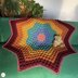 Nebula Bobble Star Dark Rainbow Blanket