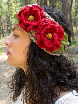 Basket-full of Poppies Headband