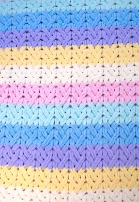 Heavy Braid Blanket Pattern