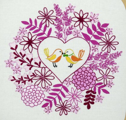 Stitchdoodles Love Blooms Hand Embroidery Pattern