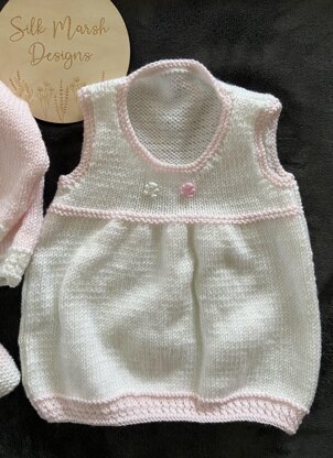 HERMIONE - Baby Dress Cardigan & Headband