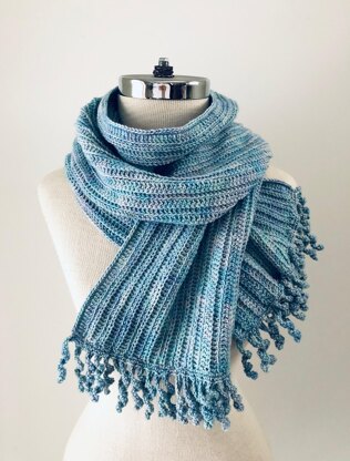 Contemporary Ribbed Scarf