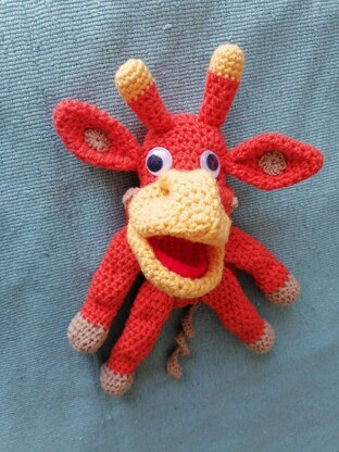 Hand Puppet Gini The Giraffe