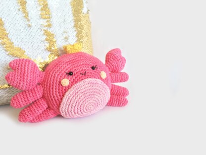 Cocó amigurumi crab