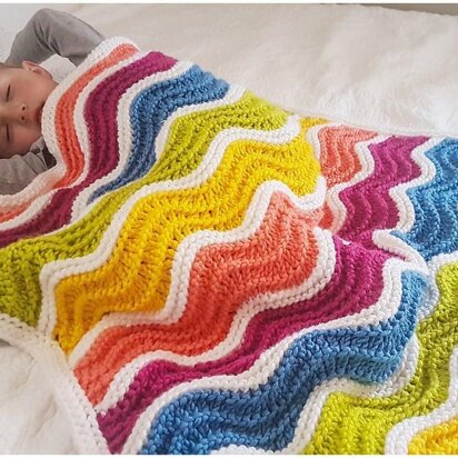 Over The Rainbow Toddler Blanket