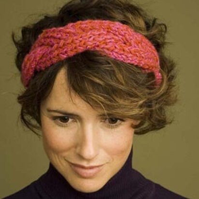 Braided Headband in Lion Brand Wool-Ease - 60596 - Downloadable PDF