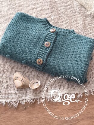 Freckles Bottom Up Cardigan - P289