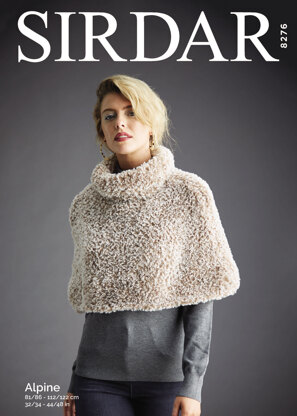 Shoulder Cape in Sirdar Alpine - 8276 - Downloadable PDF