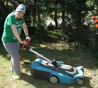 Mowing the lawn beanie