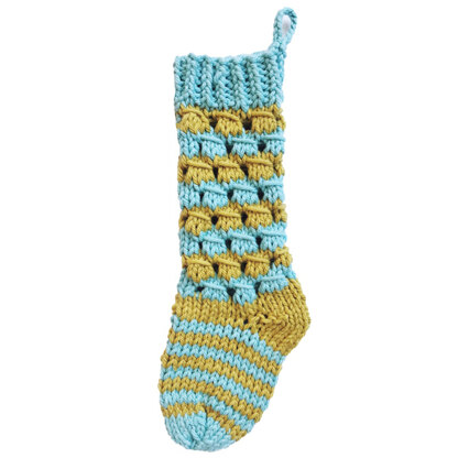 Vickie Howell Merry Knitmas Stripey Stocking (Free)