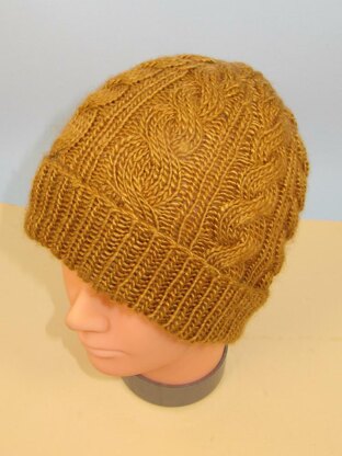 Alternate Twist Cable Beanie hat