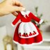 Crochet doll clothes, pattern, doll clothes, amigurumi doll outfit, Santa and Mrs Claus outfits