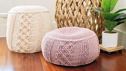 Cable Pouf Home Decor