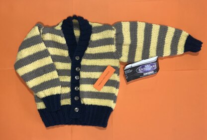 Striped baby Cardy