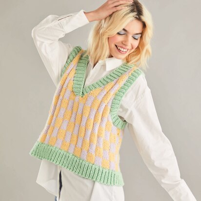 Vest in Hayfield Bonus Chunky - 10599 - Downloadable PDF