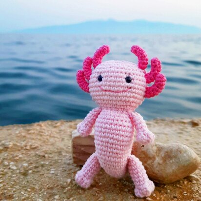 Axolotl Crochet PATTERN, Amigurumi crochet pattern, amigurum