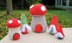 Little Gnomes with Mushrooms Houses Amigurumi