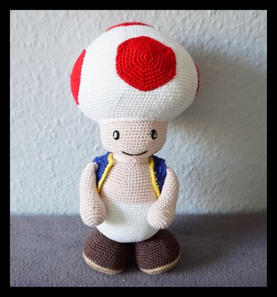 Häkelanleitung Amigurumi Pilz Toad