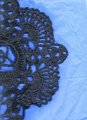 Heaven Sent an Angel Winged Skull Shawl