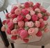 Crochet Rose Flower Bouquet Blanket Pattern PDF