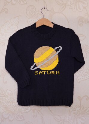 Intarsia - Saturn Chart - Childrens Sweater