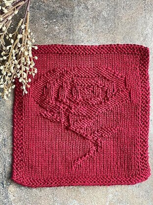 Rocky Mountain Rose Dishcloth