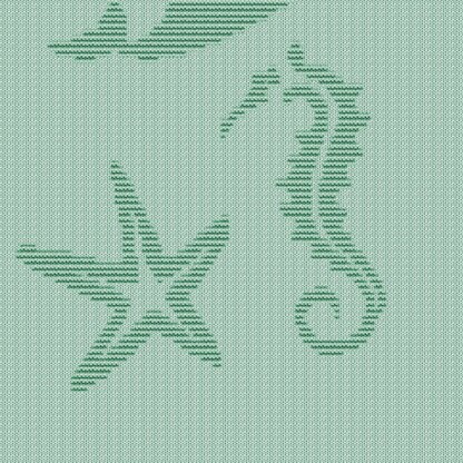 Sea blanket Knitting Pattern, Knit and Purl only