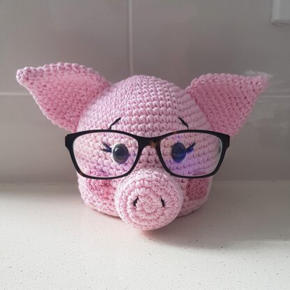 PIG GLASSES HOLDER