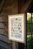 Vervaco Garden Alphabet Cross Stitch Kit - 33cm x 40cm