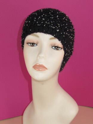 Beaded Easy Lace Skullcap