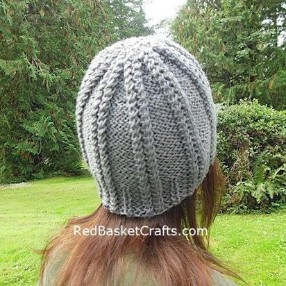 Double Twist Beanie, 4 Sizes for Kids, Adults