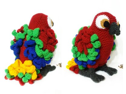 Crochet pattern, Ciro the parrot