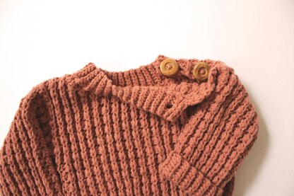 Weekend Waffle Sweater Baby-5T