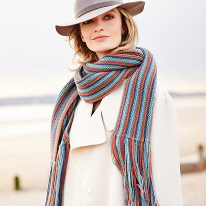 Scarf in Rico Creative Soft Wool Aran - 769 - Downloadable PDF