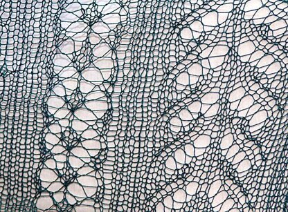 Rectangle lace shawl "Odile"