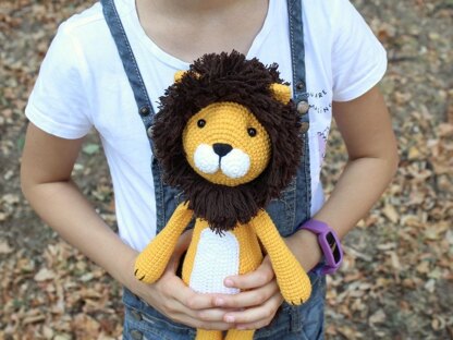 Lion toy crochet pattern amigurumi