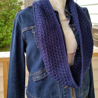 Navy Infinity Scarf