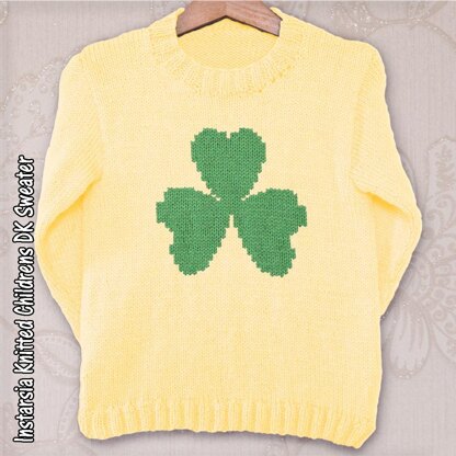 Intarsia - Three Leaf Clover - Chart Only